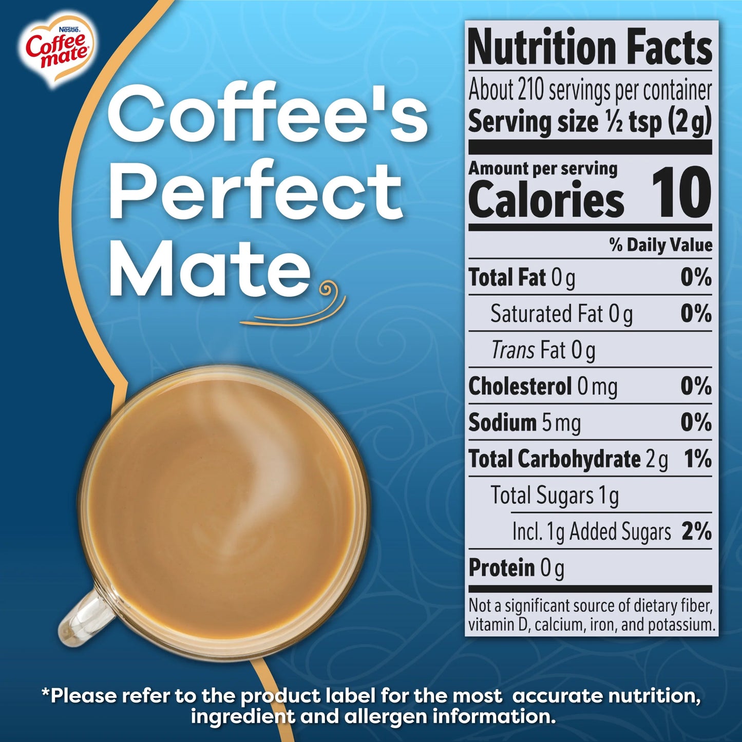 French Vanilla Powder Coffee Creamer, 15 Oz
