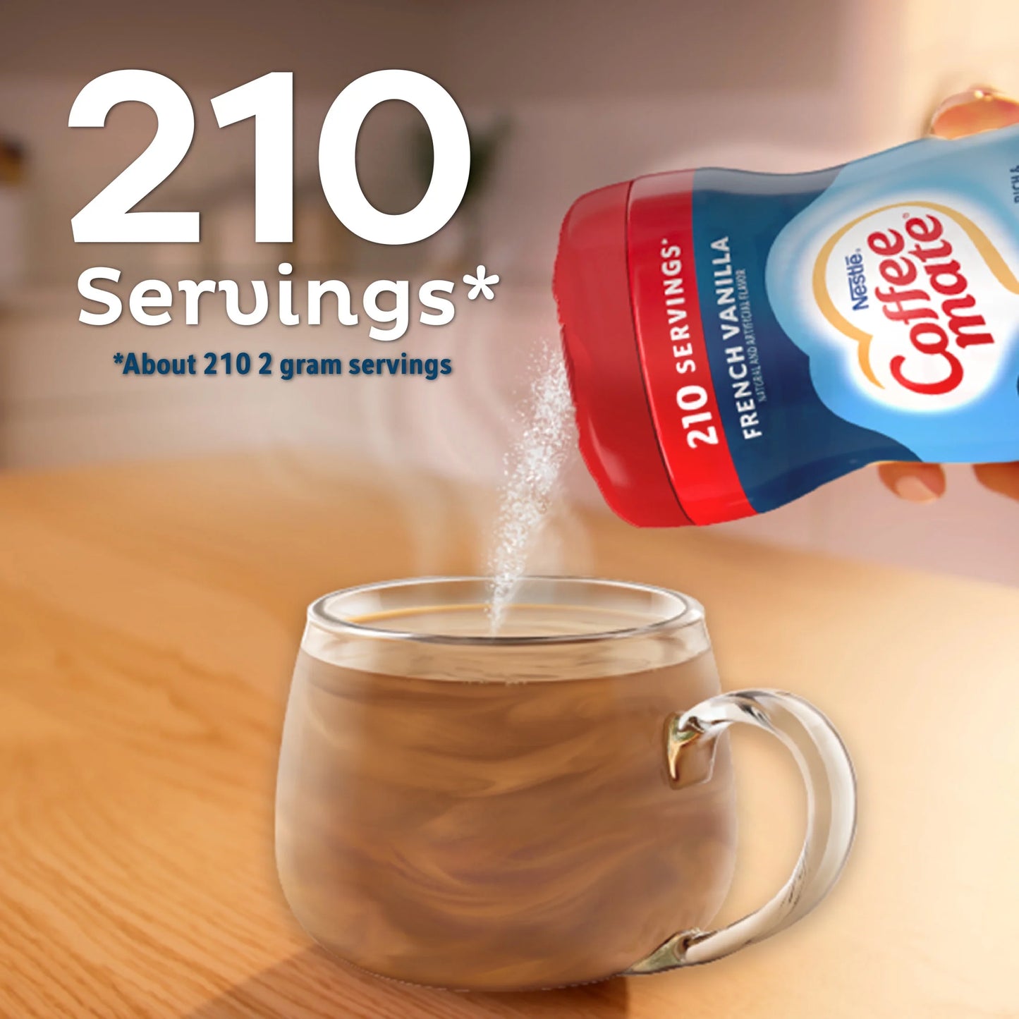 French Vanilla Powder Coffee Creamer, 15 Oz