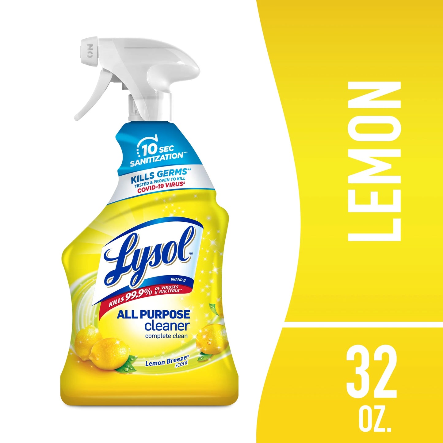 ®, All-Purpose Cleaner, Sanitizing and Disinfecting Spray, Lemon Breeze Scent, 32 Oz, Bottle