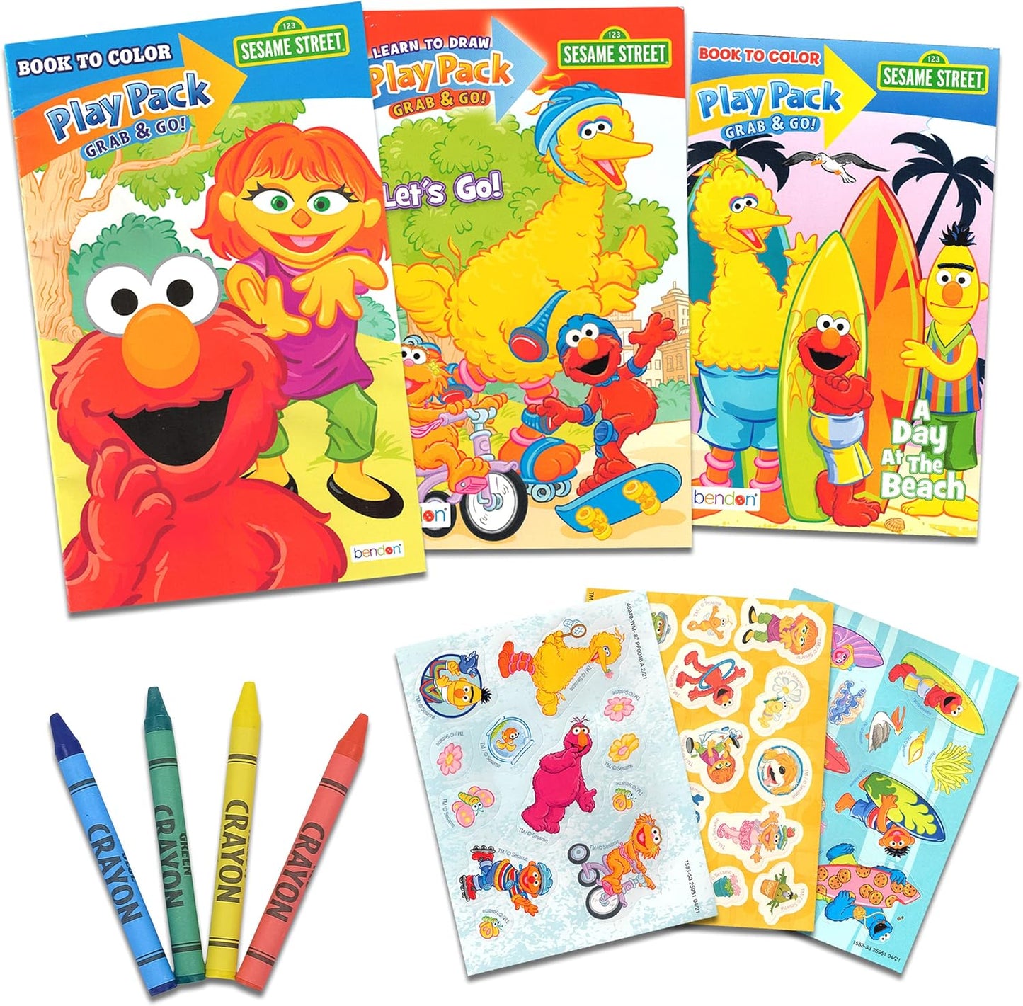 Coloring Book Crayons Stickers Loot Bags
