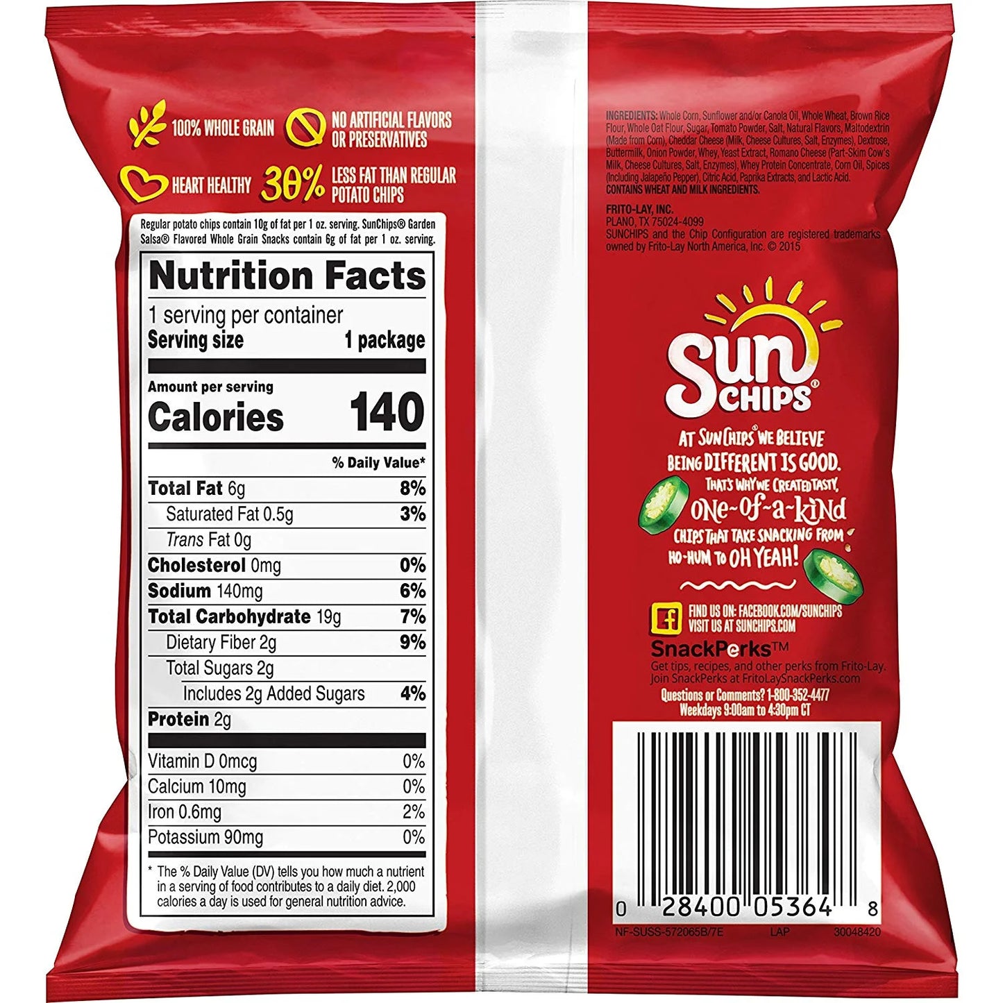 Multigrain Chips Variety Pack, 1 Oz Bags, 40 Count