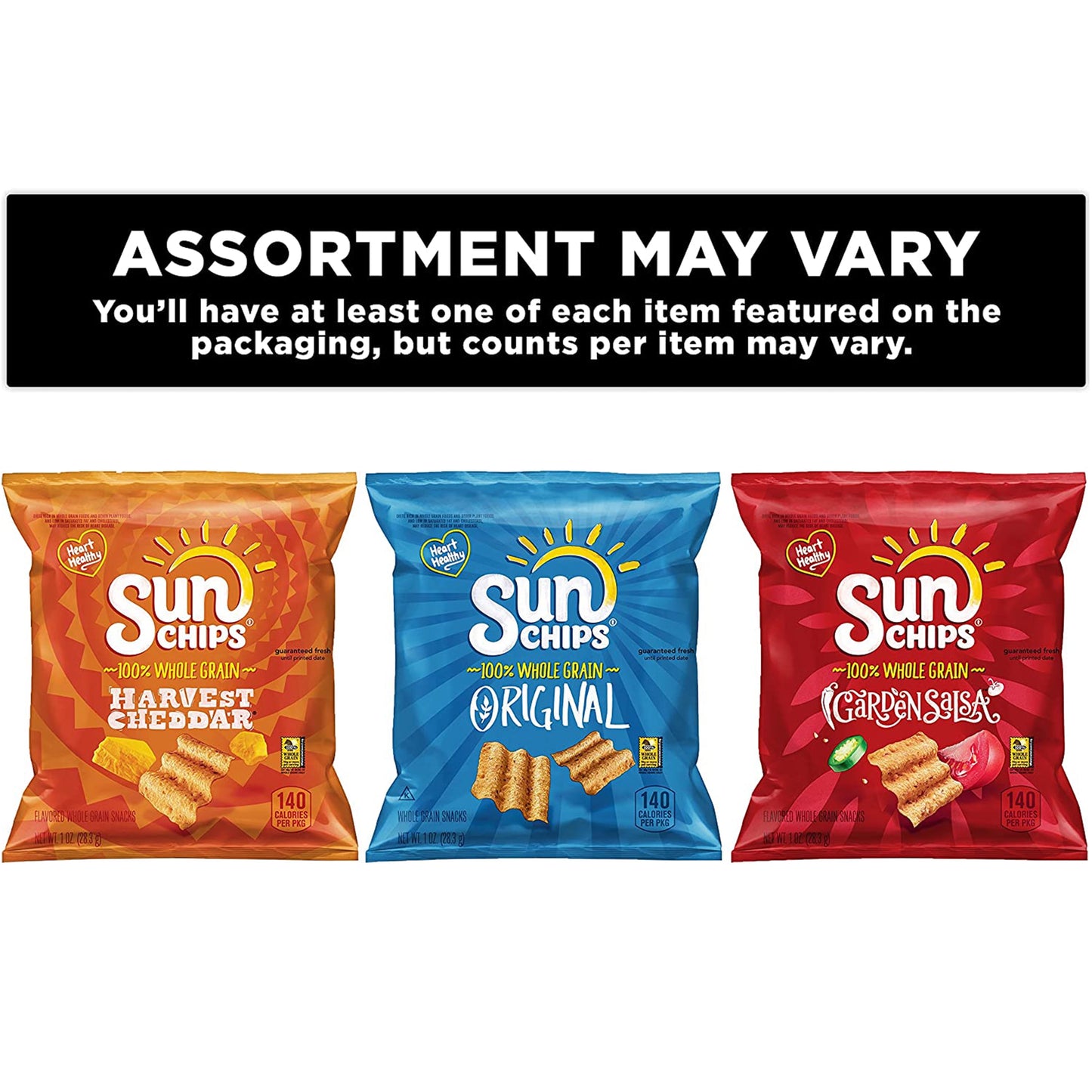 Multigrain Chips Variety Pack, 1 Oz Bags, 40 Count