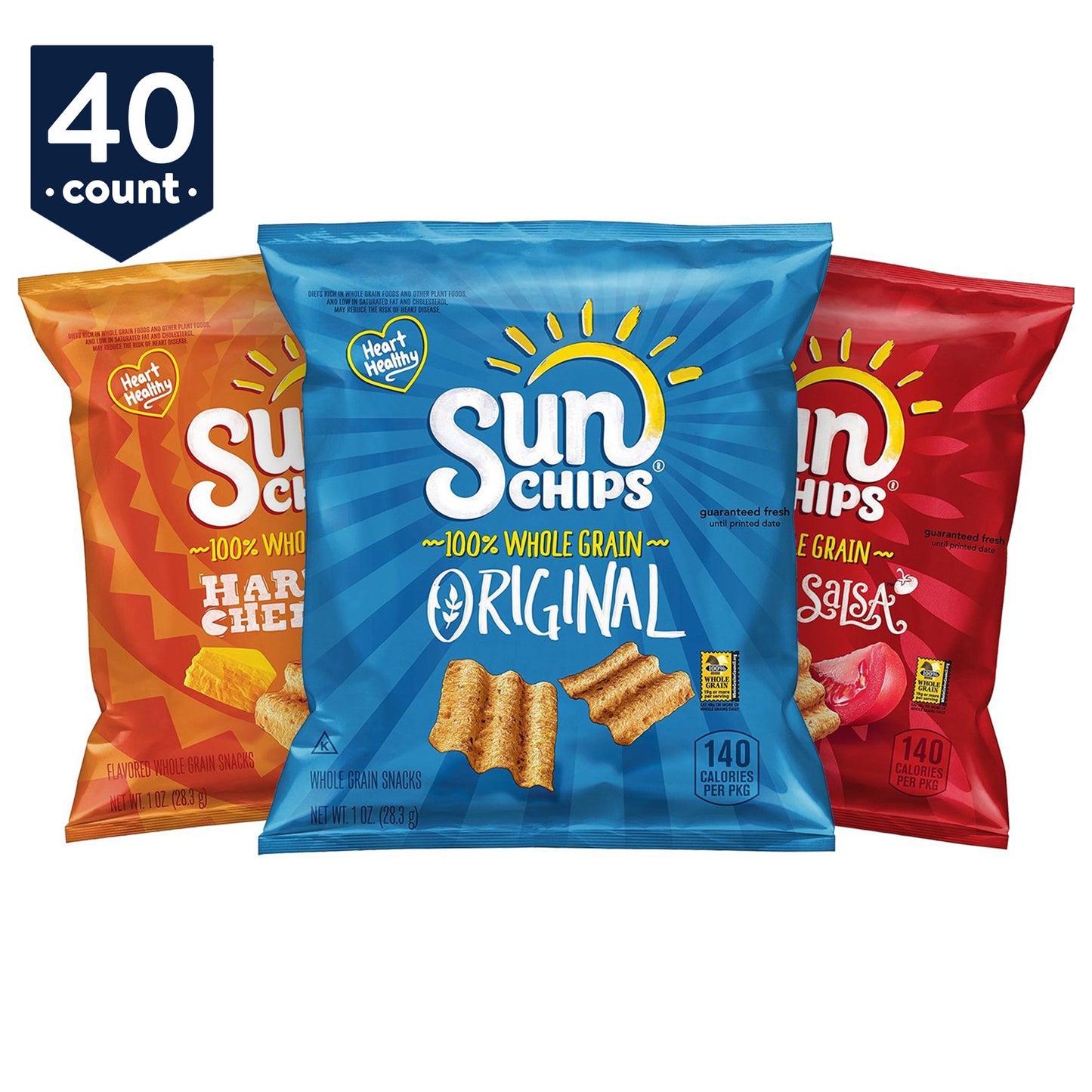 Multigrain Chips Variety Pack, 1 Oz Bags, 40 Count