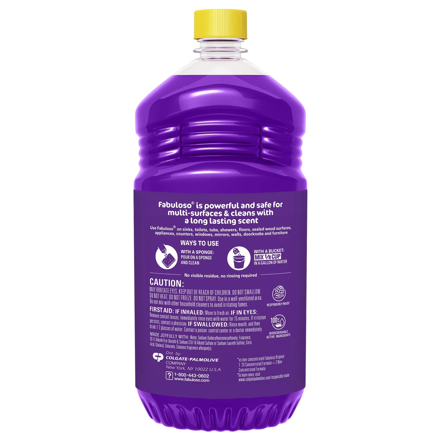 Multi-Purpose Cleaner & Floor Cleaner 2X Concentrated, Lavender - 56 Fl Oz