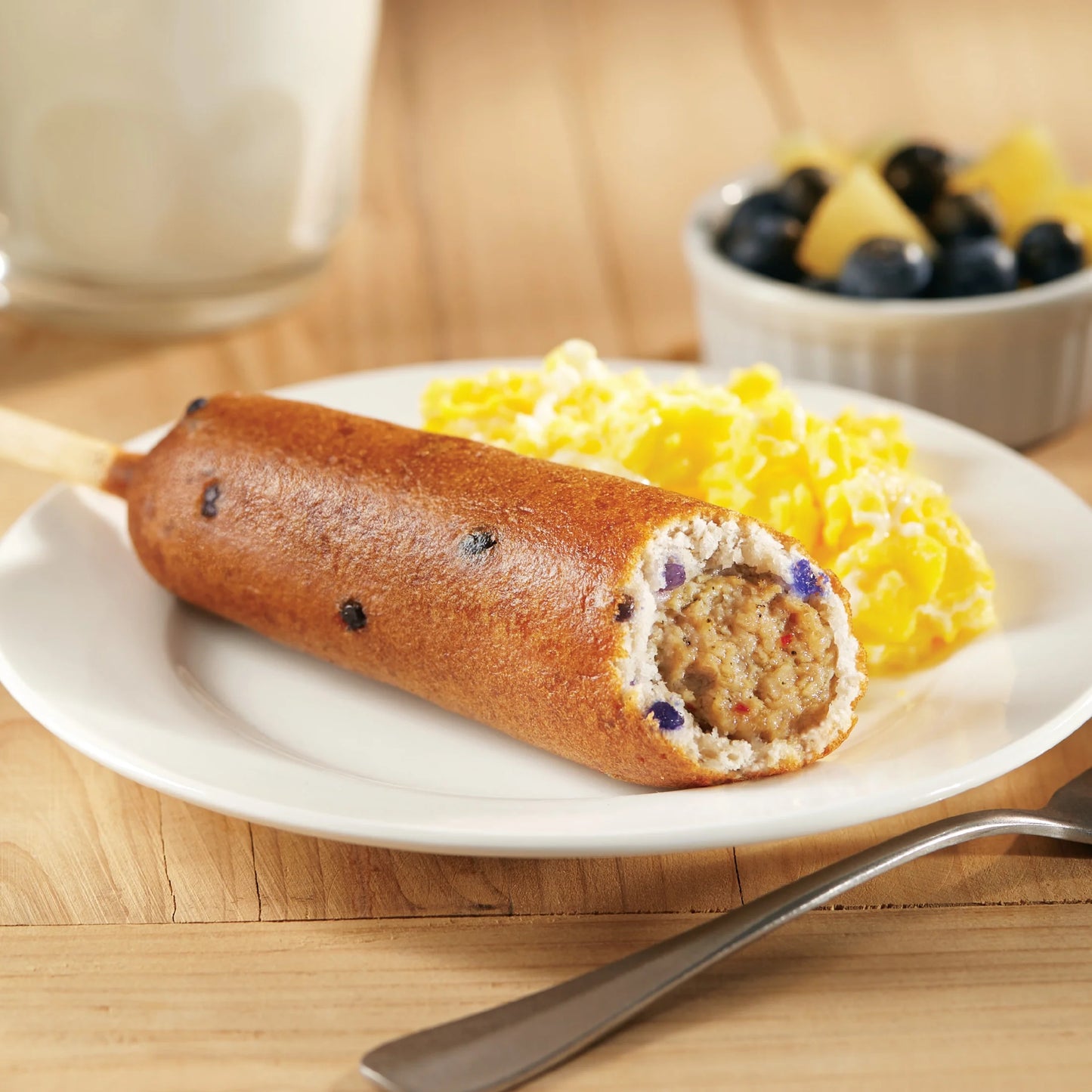 Blueberry Pancakes & Sausage on a Stick, 30 Oz, 12 Count (Frozen)