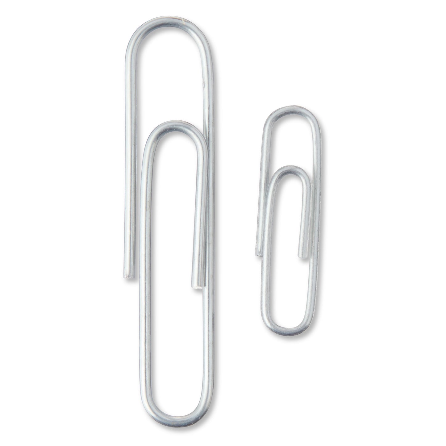 Paper Clips, Silver, Assorted Sizes, 1000 Count