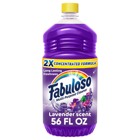 Multi-Purpose Cleaner & Floor Cleaner 2X Concentrated, Lavender - 56 Fl Oz