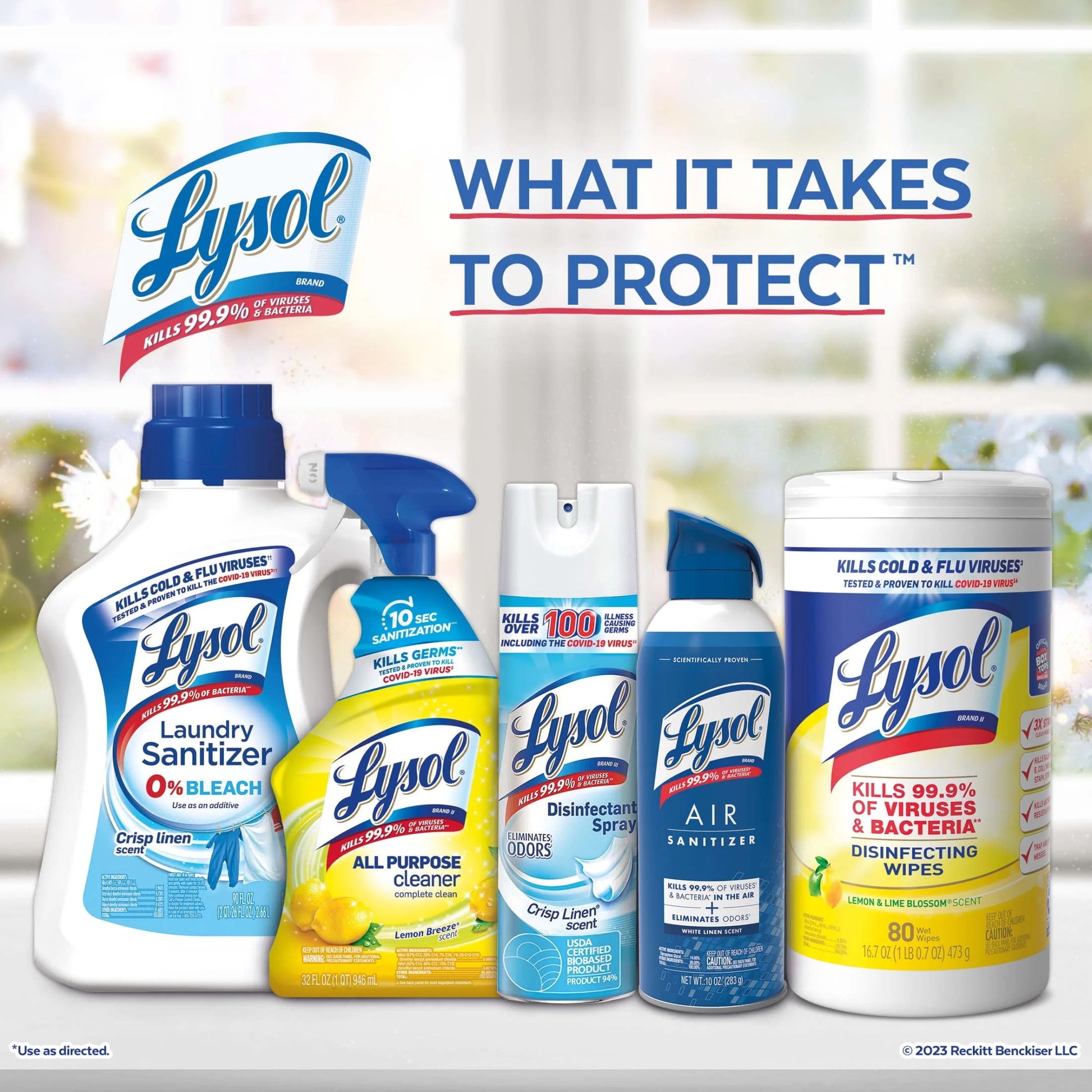 ®, All-Purpose Cleaner, Sanitizing and Disinfecting Spray, Lemon Breeze Scent, 32 Oz, Bottle