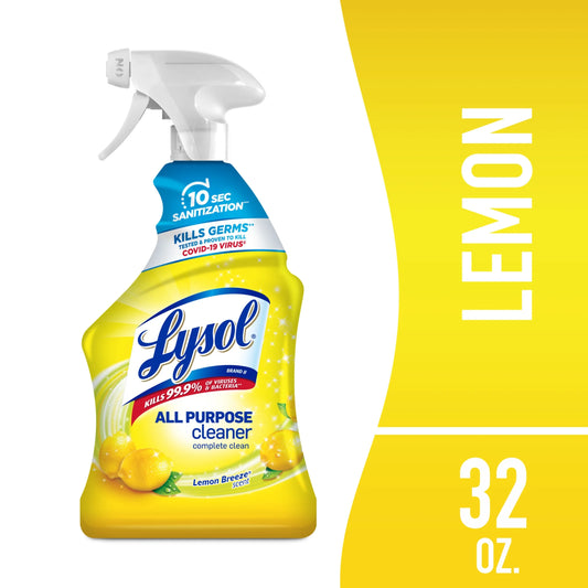 ®, All-Purpose Cleaner, Sanitizing and Disinfecting Spray, Lemon Breeze Scent, 32 Oz, Bottle
