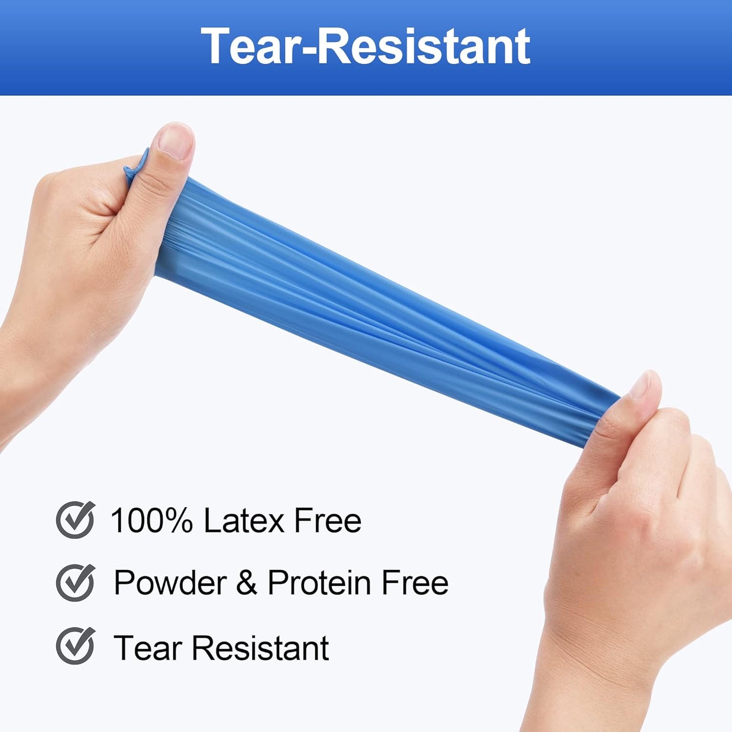  Latex Free Disposable Gloves for Medical