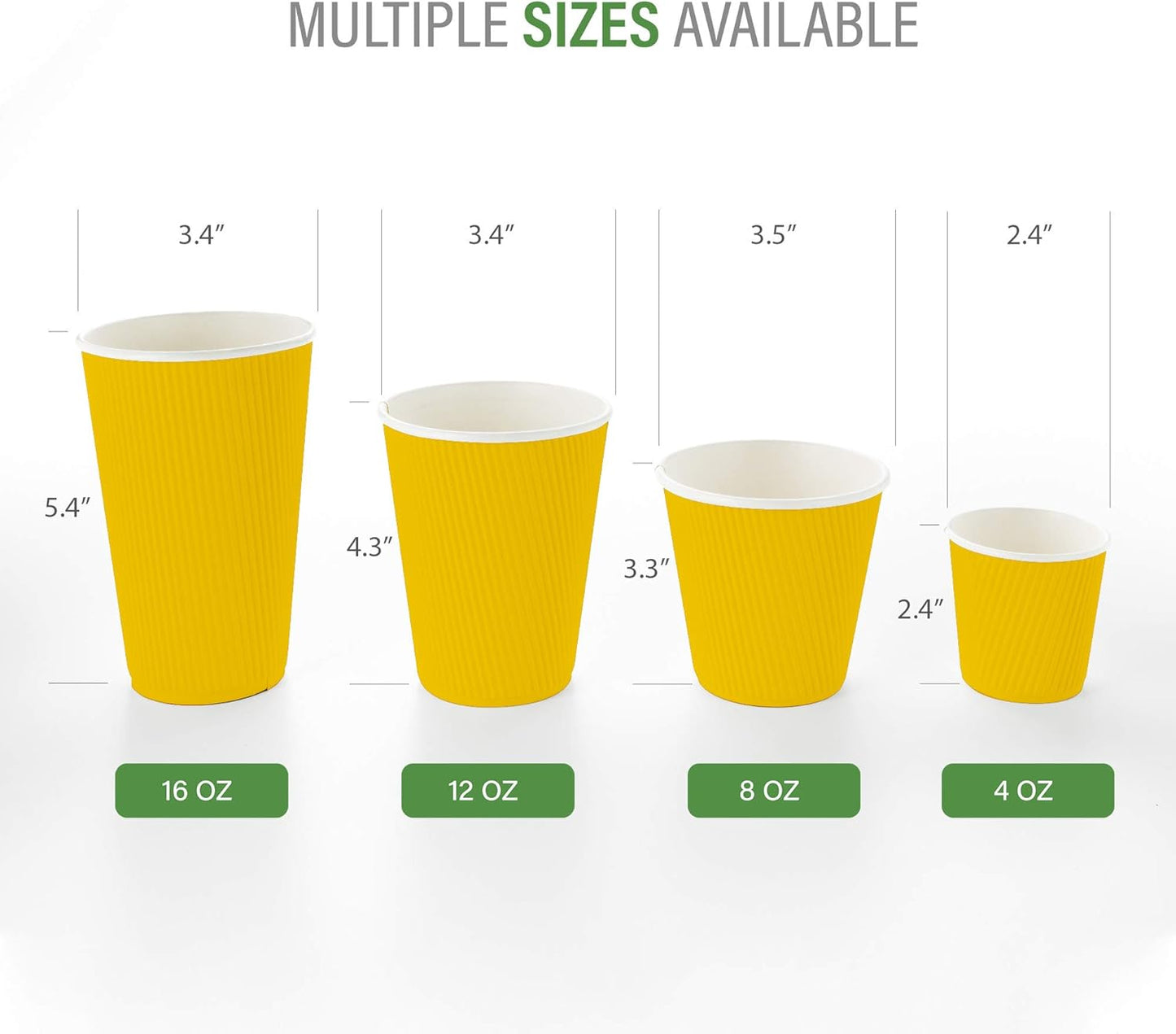 12 Ounce Paper Coffee Cups