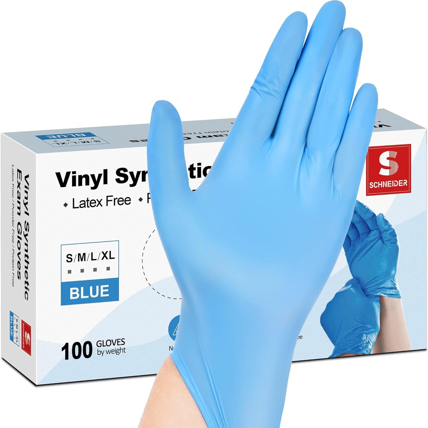  Latex Free Disposable Gloves for Medical