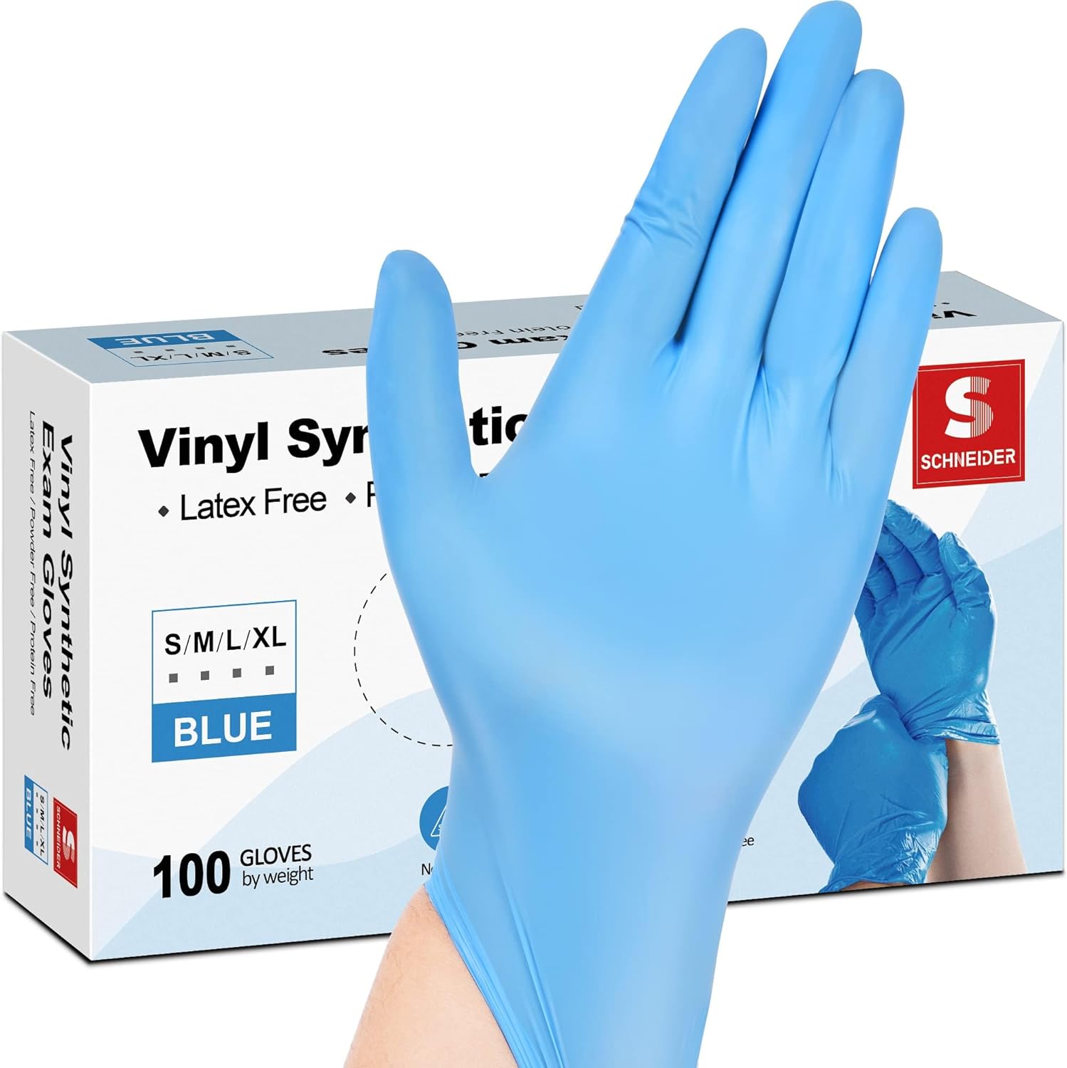  Latex Free Disposable Gloves for Medical