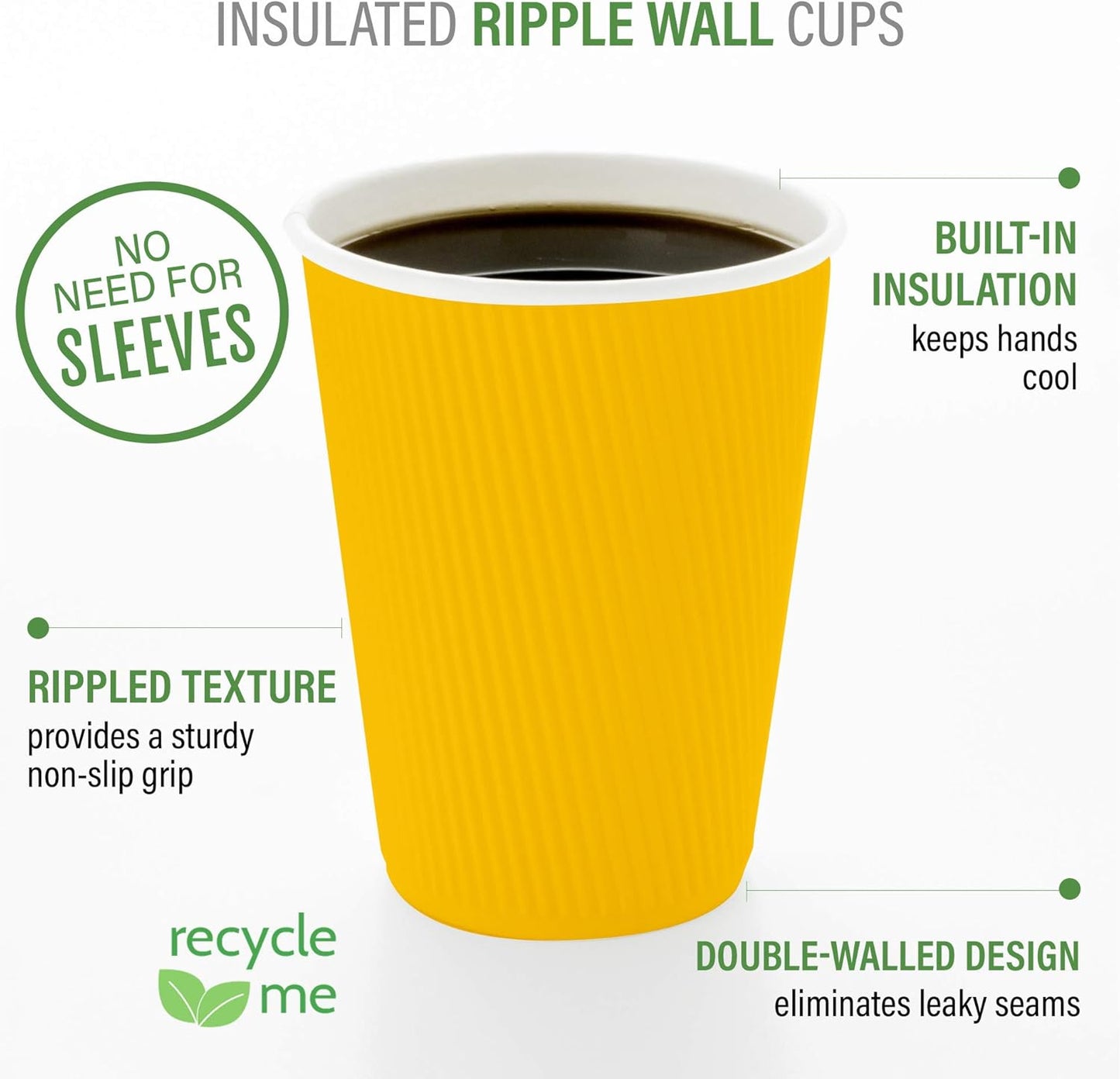 12 Ounce Paper Coffee Cups