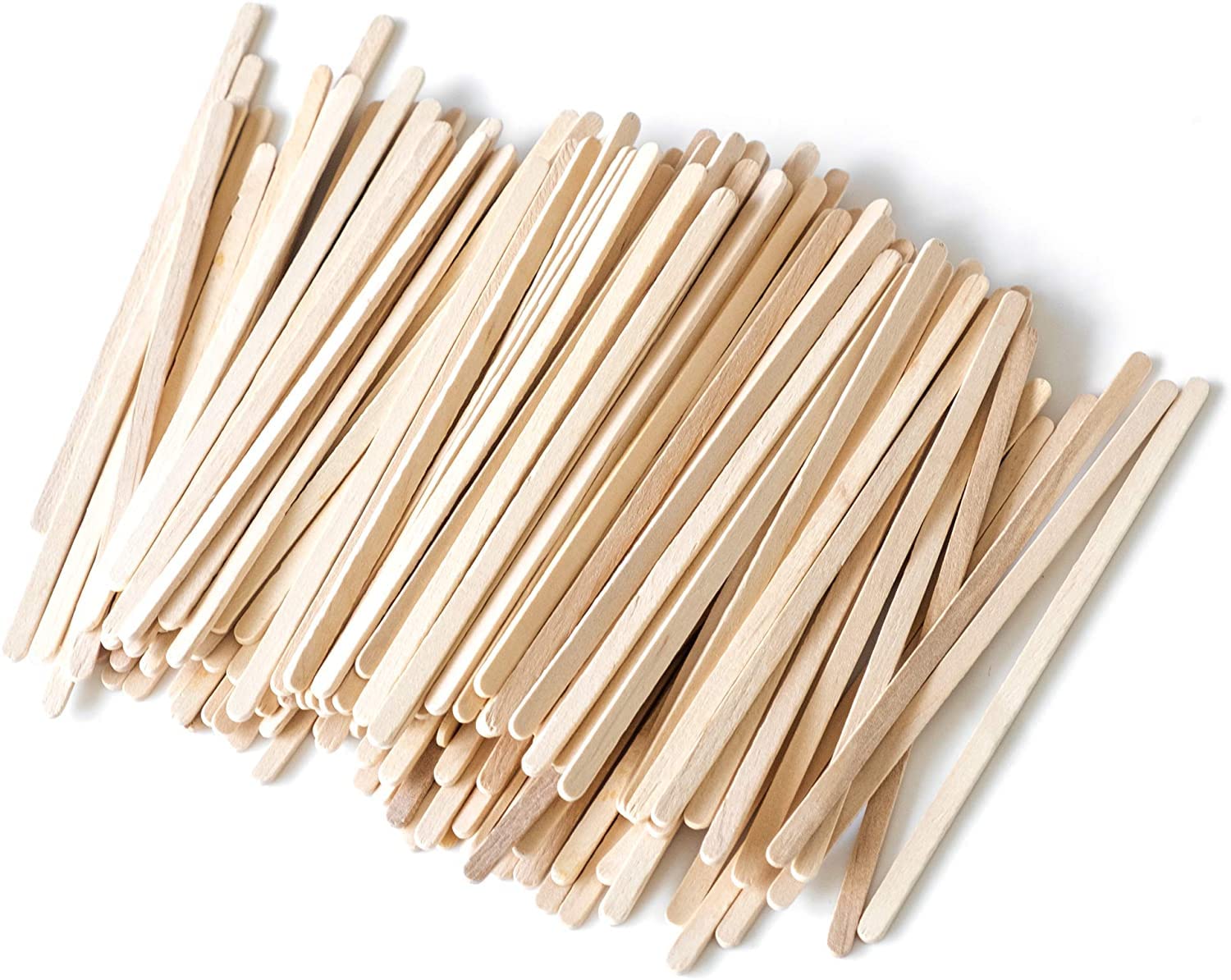  Disposable Wooden Coffee Stirrers 