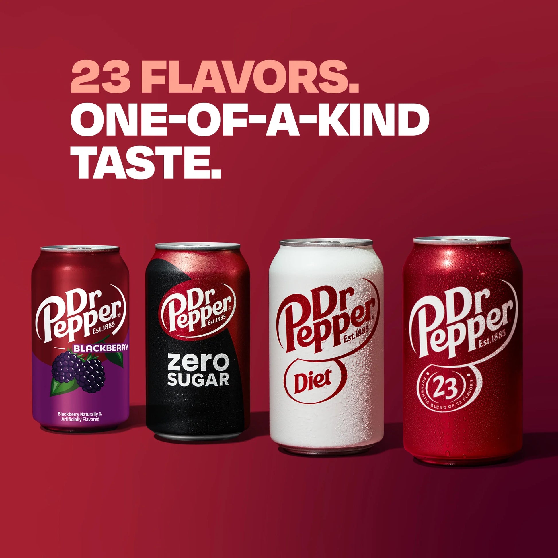 Dr Pepper Soda Pop, 12 Fl Oz, 12 Pack Cans