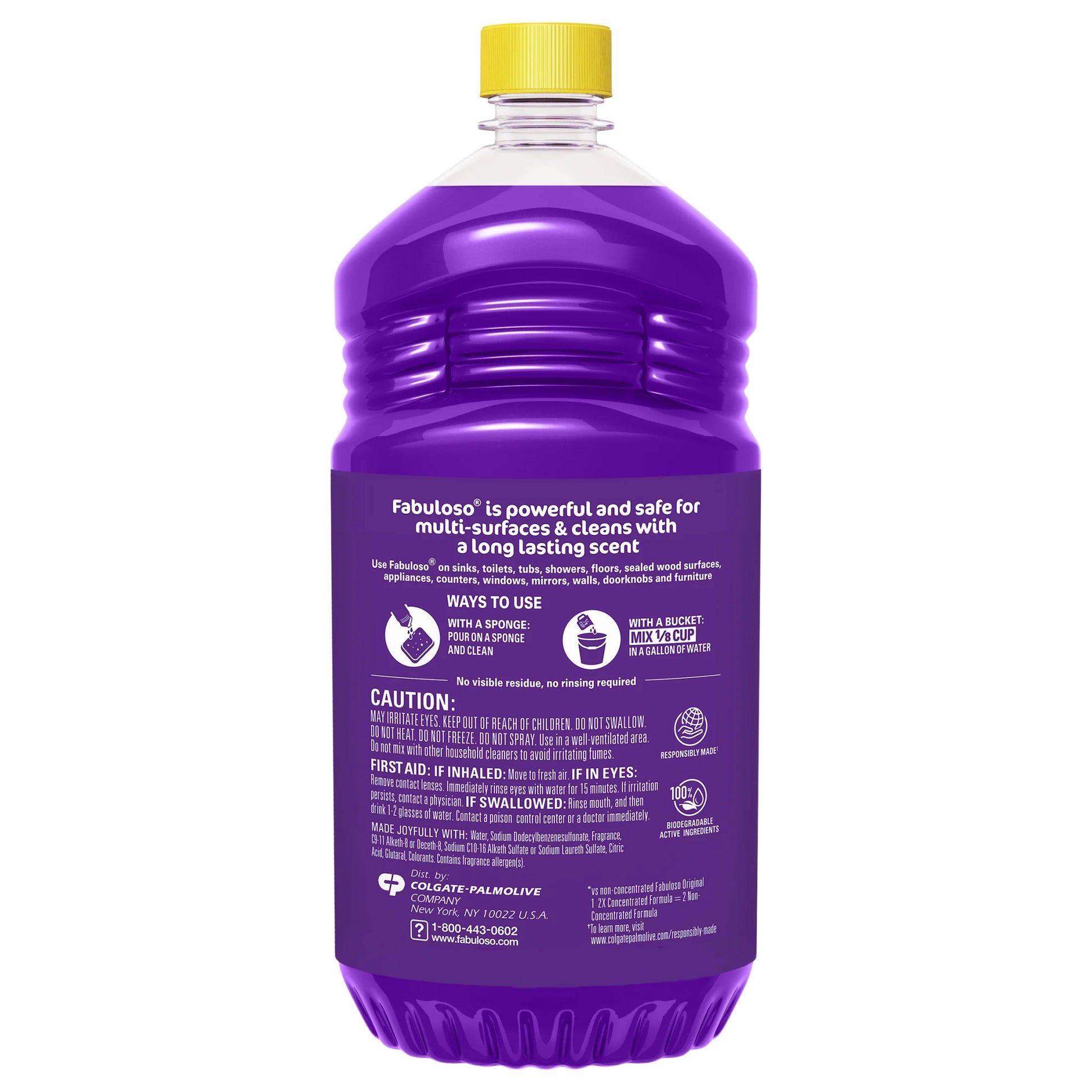 Multi-Purpose Cleaner & Floor Cleaner 2X Concentrated, Lavender - 56 Fl Oz