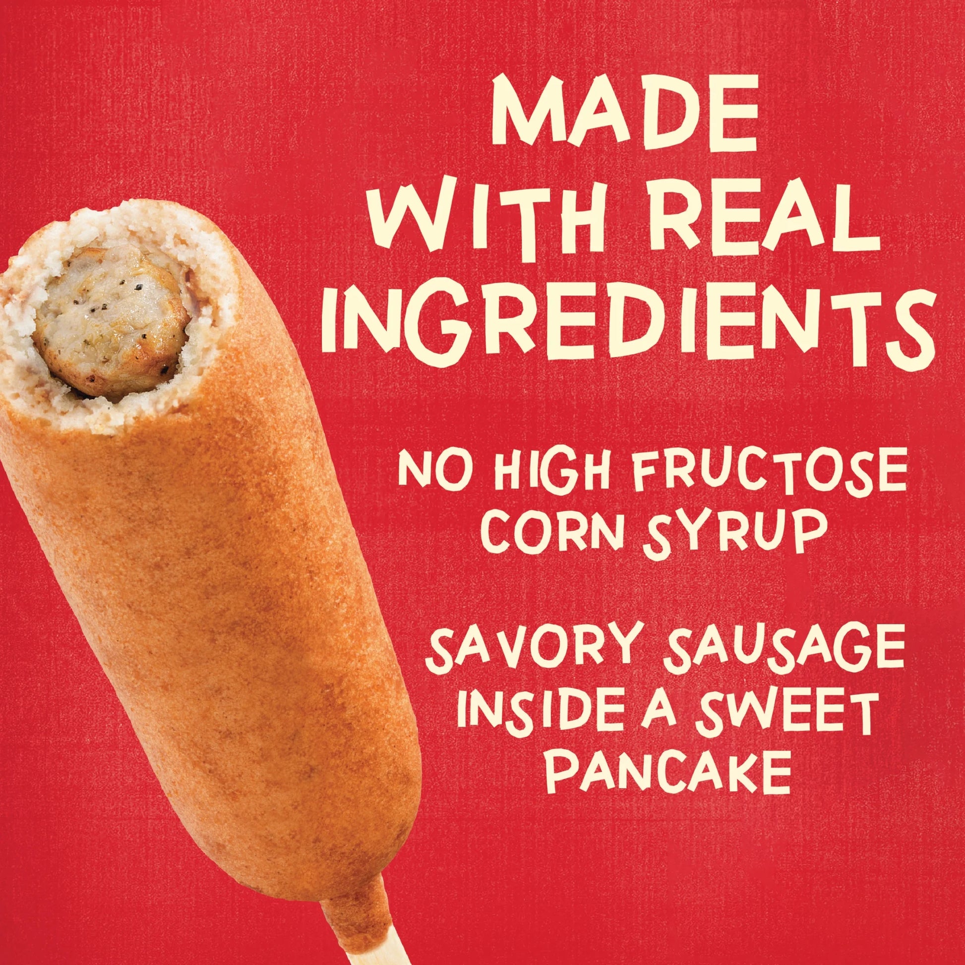 Original Pancakes & Sausage on a Stick, 30 Oz, 12 Count (Frozen)